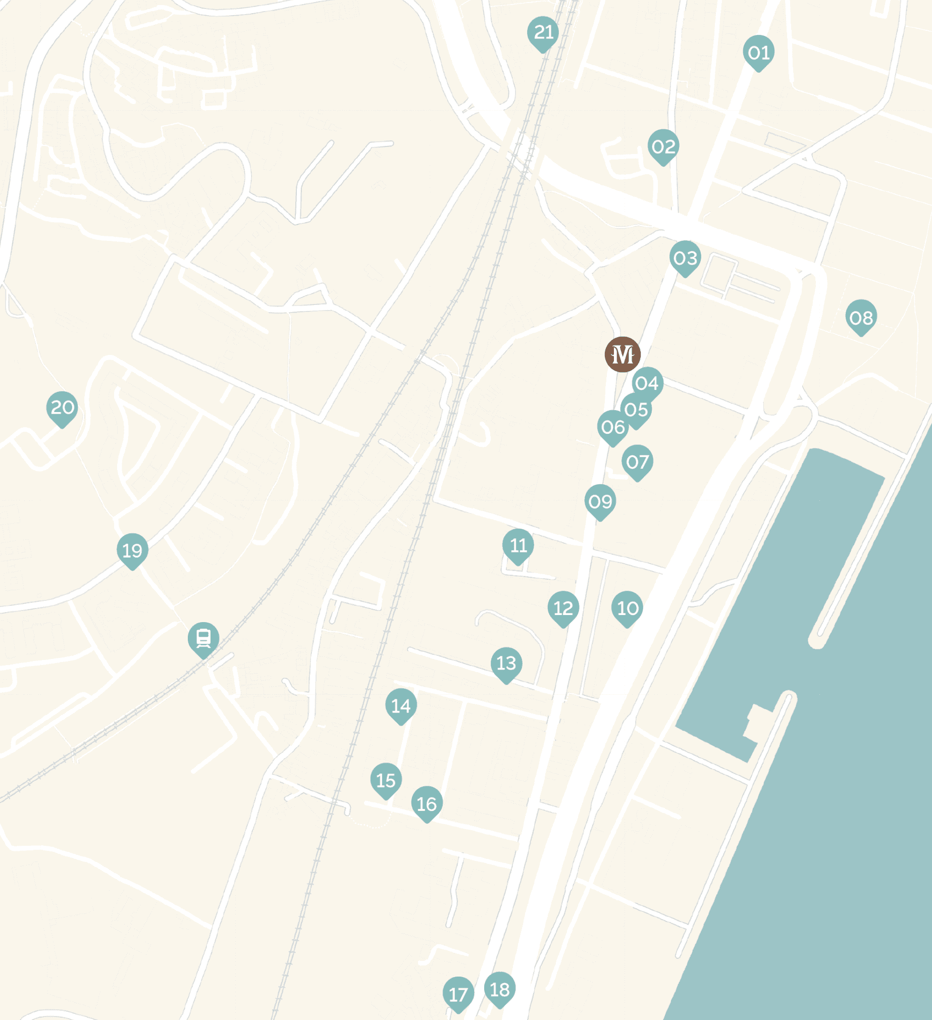 Map of Marvila District